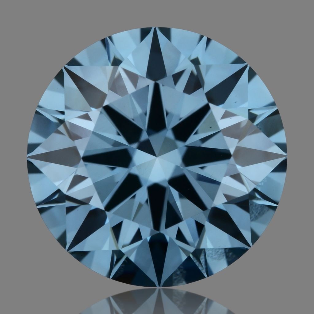 Ideal Loose Diamond - ROUND 2.33ct Fancy Vivid Blue VS1: Ideal Loose Diamond - ROUND 2.33ct Fancy Vivid Blue VS1 Source: This is a real non-mined Diamond that has been grown in a lab Shape: ROUND Carats: 2.33 Color: Fancy Vivid Blue Certification: IGI Video