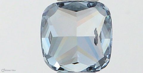 Loose Diamond - CUSHION MODIFIED 0.33ct Fancy Intense Blue SI1: Loose Diamond - CUSHION MODIFIED 0.33ct Fancy Intense Blue SI1 Source: This is a real non-mined Diamond that has been grown in a lab Shape: CUSHION MODIFIED Carats: 0.33 Color: Fancy Intense Blue Cert