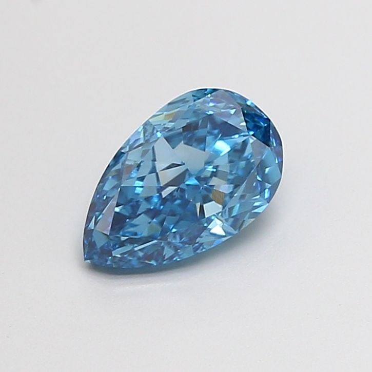 Loose Diamond - PEAR 1.1ct Fancy Vivid Blue VS1: Loose Diamond - PEAR 1.1ct Fancy Vivid Blue VS1 Source: This is a real non-mined Diamond that has been grown in a lab Shape: PEAR Carats: 1.1 Color: Fancy Vivid Blue Certification: IGI Video: