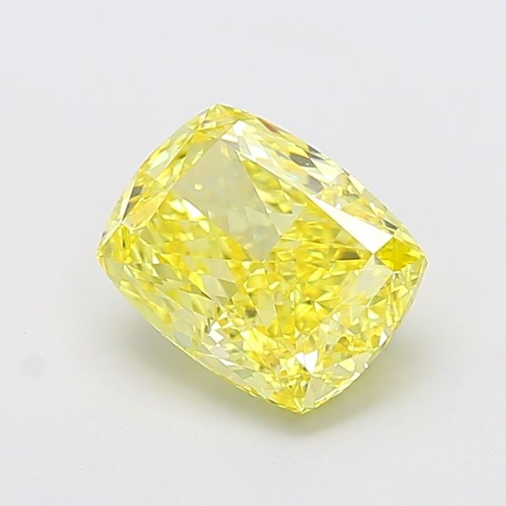 Loose Diamond - CUSHION MODIFIED 3.01ct Fancy Vivid Yellow VS1: Loose Diamond - CUSHION MODIFIED 3.01ct Fancy Vivid Yellow VS1 Source: This is a real non-mined Diamond that has been grown in a lab Shape: CUSHION MODIFIED Carats: 3.01 Color: Fancy Vivid Yellow Cert