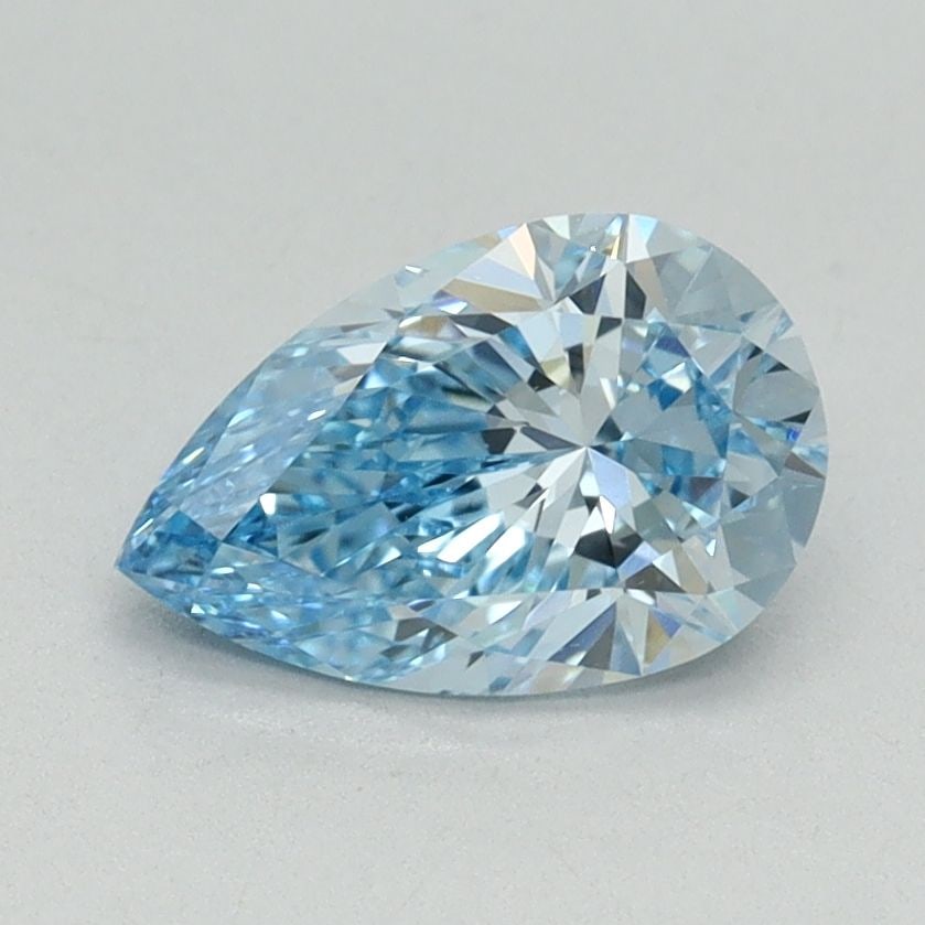 Loose Diamond - PEAR 1.05ct Fancy Vivid Blue VVS2: Loose Diamond - PEAR 1.05ct Fancy Vivid Blue VVS2 Source: This is a real non-mined Diamond that has been grown in a lab Shape: PEAR Carats: 1.05 Color: Fancy Vivid Blue Certification: IGI Video: