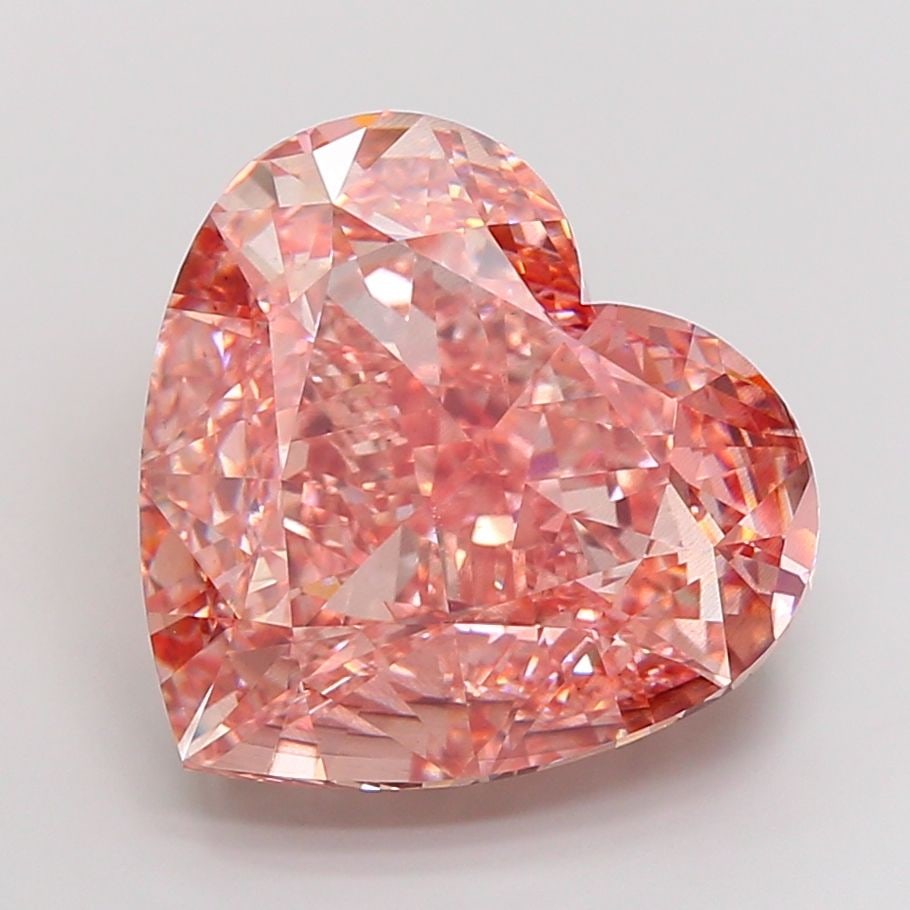 Loose Diamond - HEART 29.01ct Fancy Vivid Pink VS2: Loose Diamond - HEART 29.01ct Fancy Vivid Pink VS2 Source: This is a real non-mined Diamond that has been grown in a lab Shape: HEART Carats: 29.01 Color: Fancy Vivid Pink Certification: IGI Video: