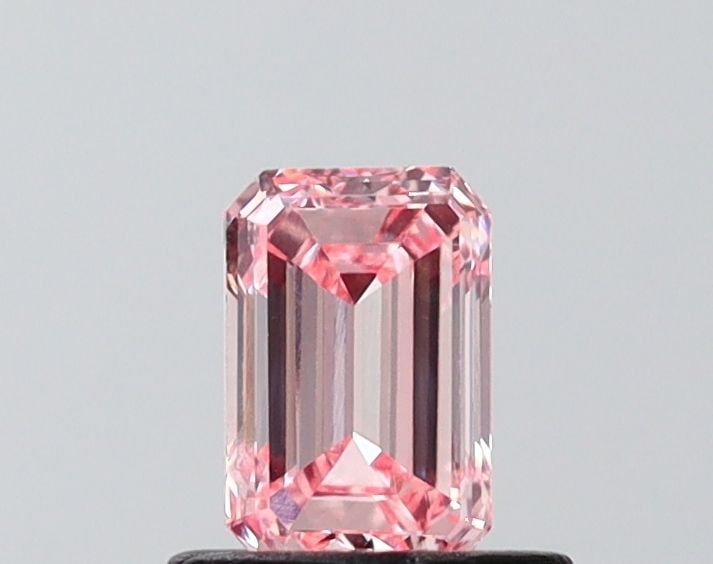 Loose Diamond - EMERALD 0.62ct Fancy Vivid Pink VVS2: Loose Diamond - EMERALD 0.62ct Fancy Vivid Pink VVS2 Source: This is a real non-mined Diamond that has been grown in a lab Shape: EMERALD Carats: 0.62 Color: Fancy Vivid Pink Certification: NONE Video