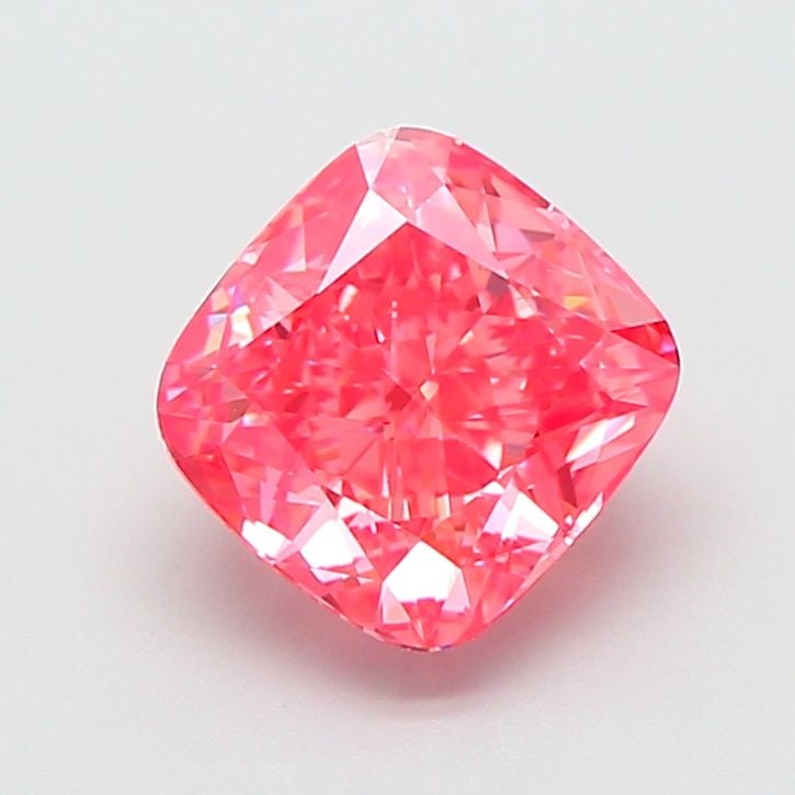 Loose Diamond - CUSHION MODIFIED 2.01ct Fancy Vivid Pink VVS2: Loose Diamond - CUSHION MODIFIED 2.01ct Fancy Vivid Pink VVS2 Source: This is a real non-mined Diamond that has been grown in a lab Shape: CUSHION MODIFIED Carats: 2.01 Color: Fancy Vivid Pink Certifi