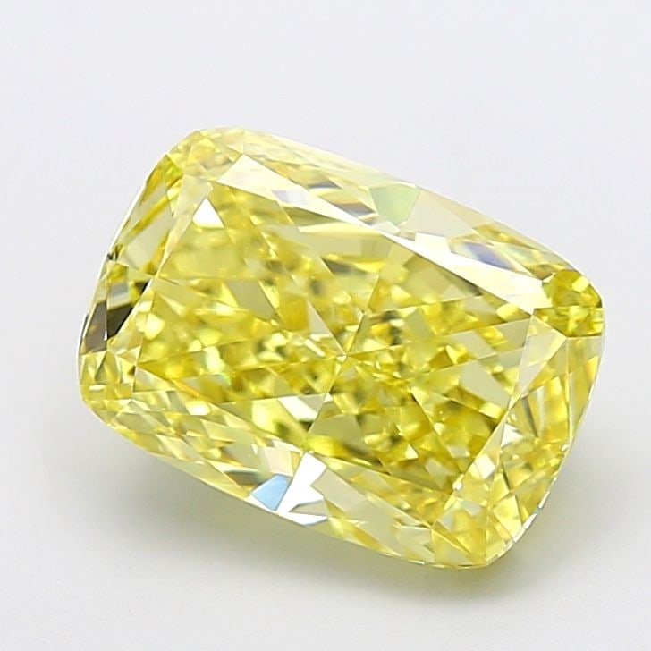 Loose Diamond - CUSHION MODIFIED 5.0ct Fancy Intense Yellow VVS2: Loose Diamond - CUSHION MODIFIED 5.0ct Fancy Intense Yellow VVS2 Source: This is a real non-mined Diamond that has been grown in a lab Shape: CUSHION MODIFIED Carats: 5.0 Color: Fancy Intense Yellow C