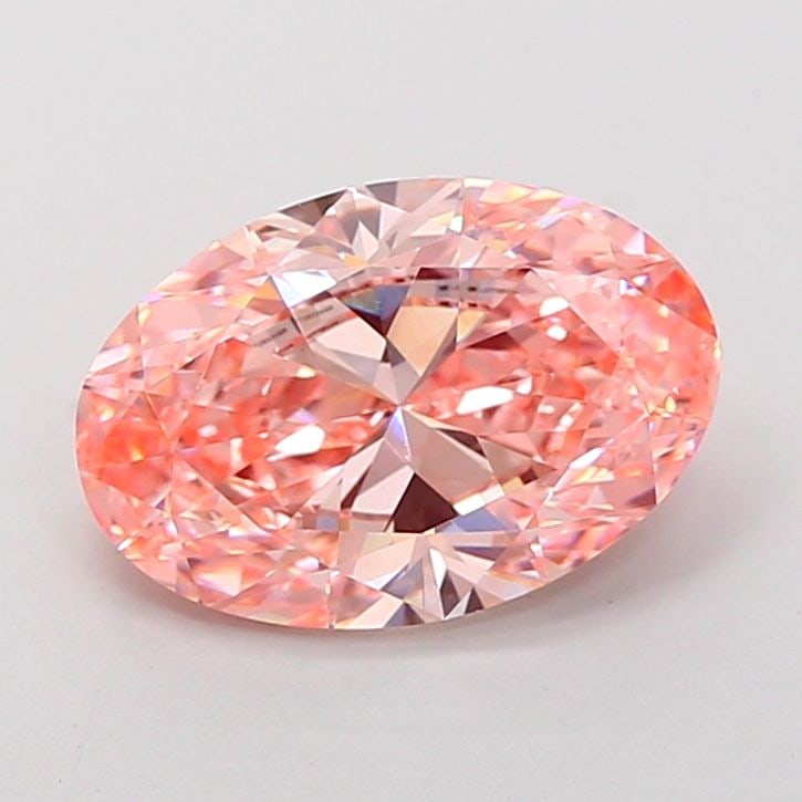 Loose Diamond - OVAL 3.0ct Fancy Vivid Pink VS1: Loose Diamond - OVAL 3.0ct Fancy Vivid Pink VS1 Source: This is a real non-mined Diamond that has been grown in a lab Shape: OVAL Carats: 3.0 Color: Fancy Vivid Pink Certification: IGI Video: