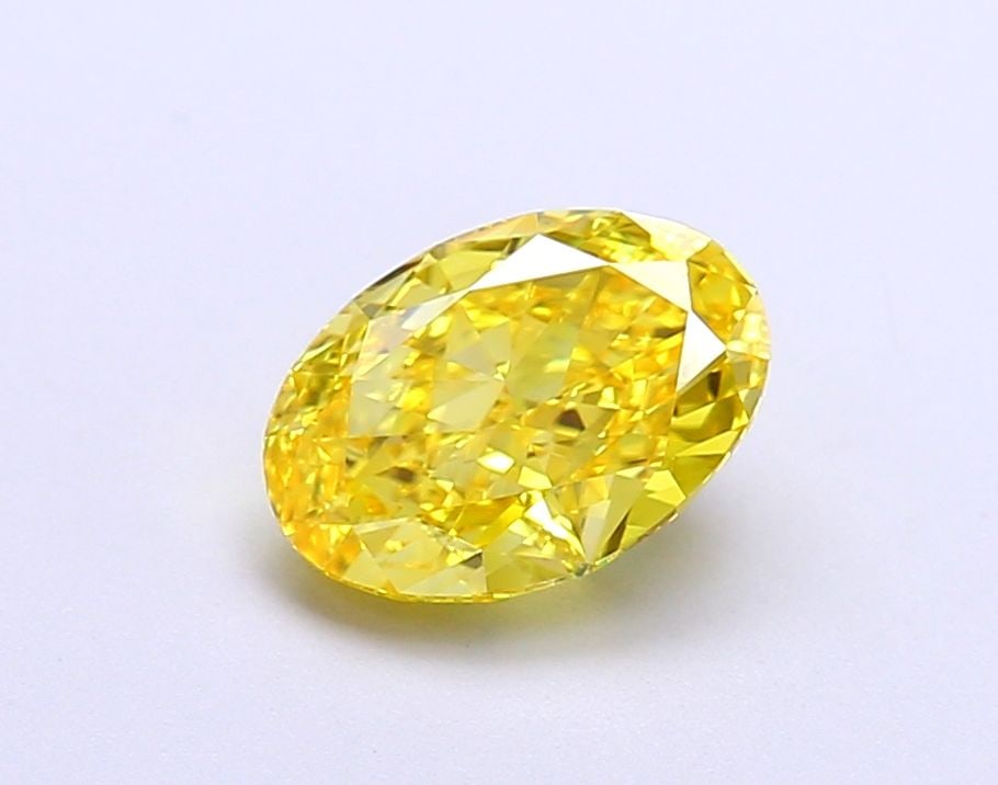 Loose Diamond - OVAL 1.51ct Fancy Vivid Yellow VVS2: Loose Diamond - OVAL 1.51ct Fancy Vivid Yellow VVS2 Source: This is a real non-mined Diamond that has been grown in a lab Shape: OVAL Carats: 1.51 Color: Fancy Vivid Yellow Certification: IGI Video: