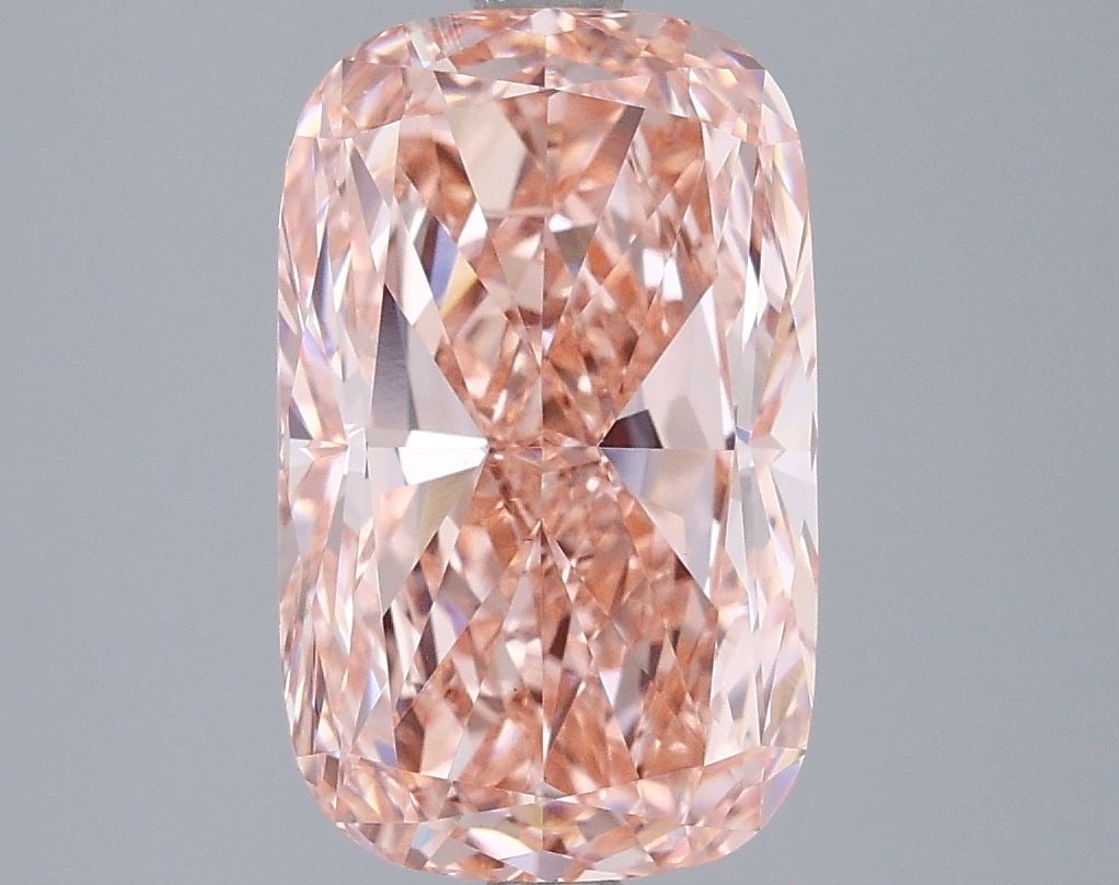 Loose Diamond - CUSHION MODIFIED 3.5ct Fancy Vivid Pink VS1: Loose Diamond - CUSHION MODIFIED 3.5ct Fancy Vivid Pink VS1 Source: This is a real non-mined Diamond that has been grown in a lab Shape: CUSHION MODIFIED Carats: 3.5 Color: Fancy Vivid Pink Certificat