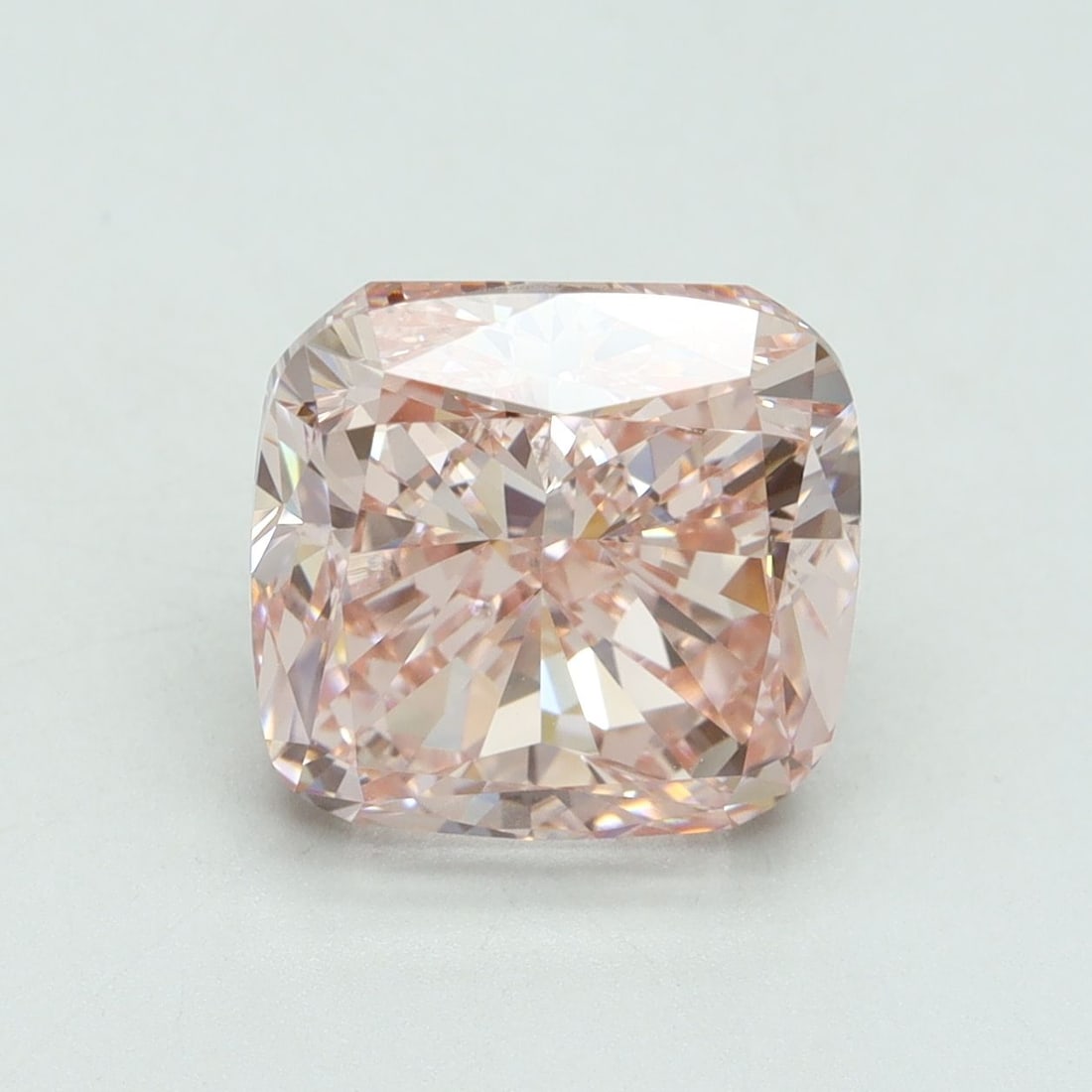 Loose Diamond - CUSHION BRILLIANT 5.01ct Fancy Intense Pink VS1: Loose Diamond - CUSHION BRILLIANT 5.01ct Fancy Intense Pink VS1 Source: This is a real non-mined Diamond that has been grown in a lab Shape: CUSHION BRILLIANT Carats: 5.01 Color: Fancy Intense Pink Ce