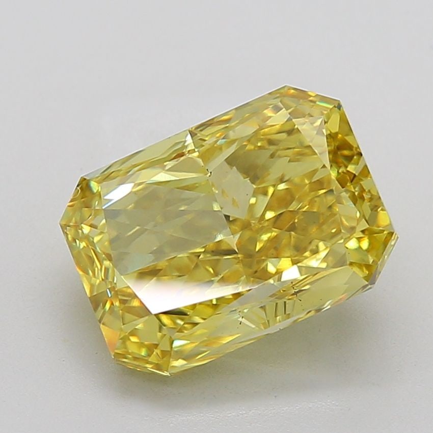 Loose Diamond - RADIANT 8.03ct Fancy Vivid Yellow VS2: Loose Diamond - RADIANT 8.03ct Fancy Vivid Yellow VS2 Source: This is a real non-mined Diamond that has been grown in a lab Shape: RADIANT Carats: 8.03 Color: Fancy Vivid Yellow Certification: IGI Vid