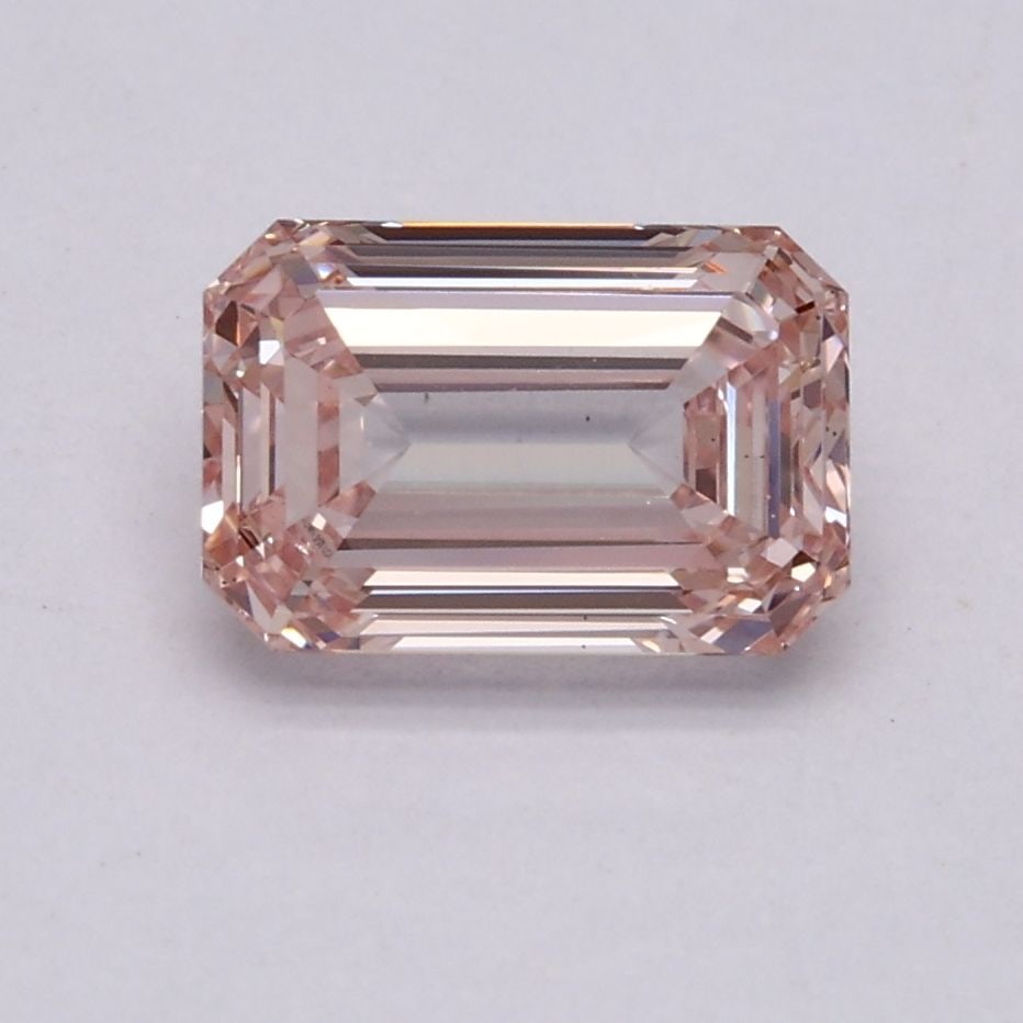 Loose Diamond - EMERALD 1.08ct Fancy Pink VS1: Loose Diamond - EMERALD 1.08ct Fancy Pink VS1 Source: This is a real non-mined Diamond that has been grown in a lab Shape: EMERALD Carats: 1.08 Color: Fancy Pink Certification: IGI Video: