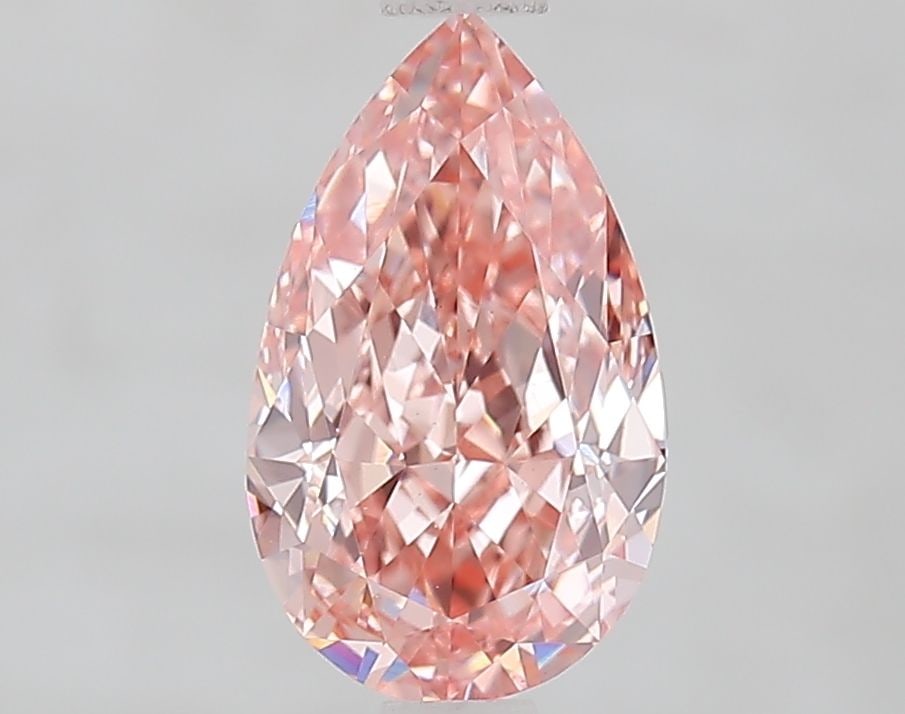 Loose Diamond - PEAR 1.53ct Fancy Vivid Pink VS1: Loose Diamond - PEAR 1.53ct Fancy Vivid Pink VS1 Source: This is a real non-mined Diamond that has been grown in a lab Shape: PEAR Carats: 1.53 Color: Fancy Vivid Pink Certification: IGI Video: