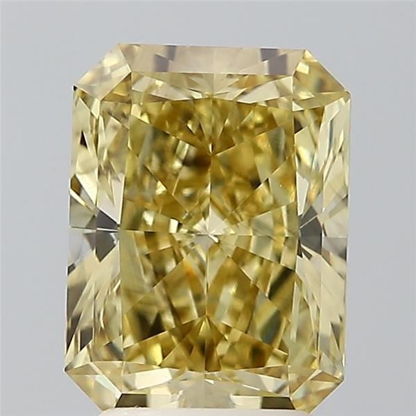 Loose Diamond - RADIANT 3.02ct Fancy Intense Yellow VS2: Loose Diamond - RADIANT 3.02ct Fancy Intense Yellow VS2 Source: This is a real non-mined Diamond that has been grown in a lab Shape: RADIANT Carats: 3.02 Color: Fancy Intense Yellow Certification: IGI