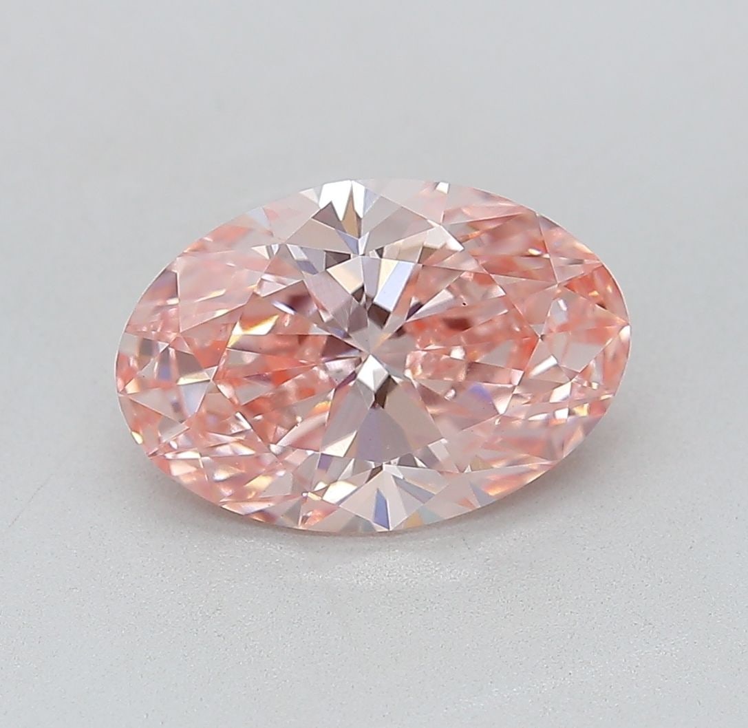 Loose Diamond - OVAL 2.25ct Fancy Vivid Pink VS1: Loose Diamond - OVAL 2.25ct Fancy Vivid Pink VS1 Source: This is a real non-mined Diamond that has been grown in a lab Shape: OVAL Carats: 2.25 Color: Fancy Vivid Pink Certification: IGI Video: