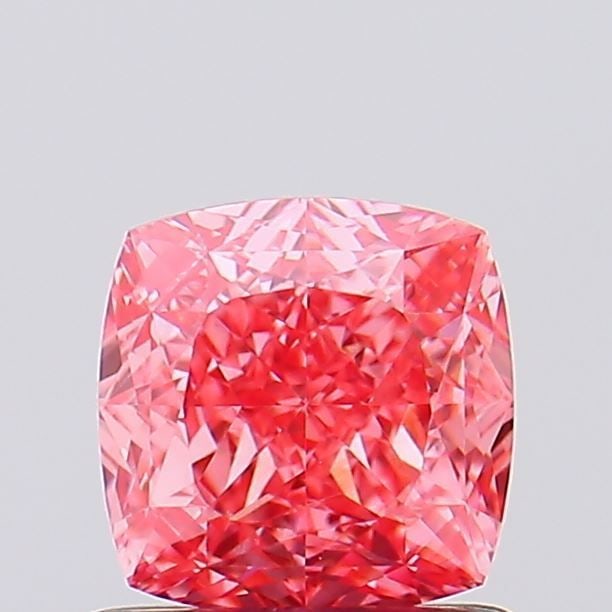 Loose Diamond - CUSHION MODIFIED 1.0ct Fancy Vivid Pink VVS2: Loose Diamond - CUSHION MODIFIED 1.0ct Fancy Vivid Pink VVS2 Source: This is a real non-mined Diamond that has been grown in a lab Shape: CUSHION MODIFIED Carats: 1.0 Color: Fancy Vivid Pink Certifica