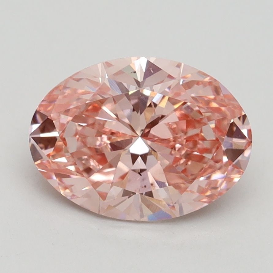 Loose Diamond - OVAL 2.0ct Fancy Vivid Pink SI1: Loose Diamond - OVAL 2.0ct Fancy Vivid Pink SI1 Source: This is a real non-mined Diamond that has been grown in a lab Shape: OVAL Carats: 2.0 Color: Fancy Vivid Pink Certification: IGI Video: