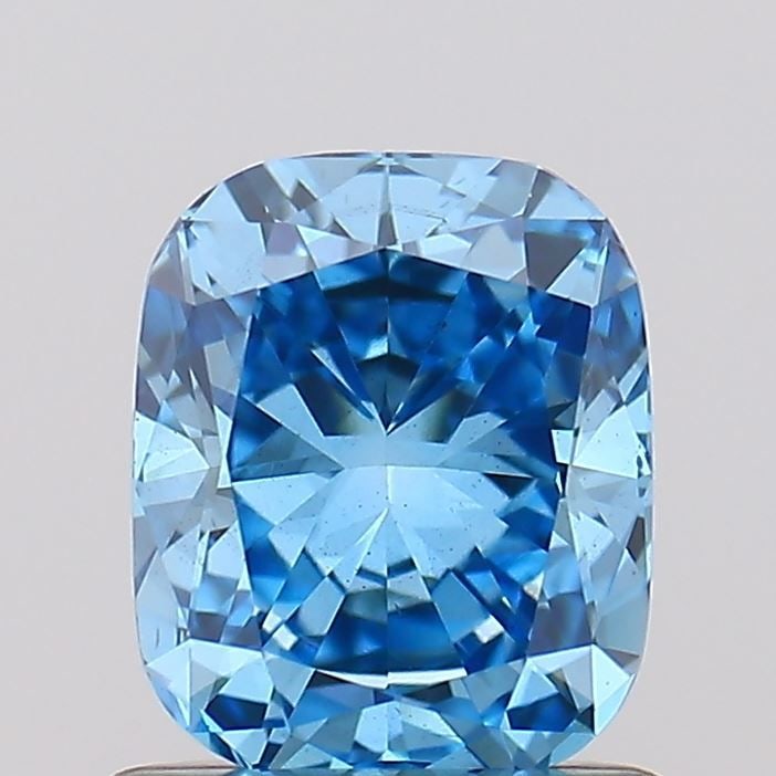 Loose Diamond - CUSHION MODIFIED 1.01ct Fancy Vivid Blue VS1: Loose Diamond - CUSHION MODIFIED 1.01ct Fancy Vivid Blue VS1 Source: This is a real non-mined Diamond that has been grown in a lab Shape: CUSHION MODIFIED Carats: 1.01 Color: Fancy Vivid Blue Certific