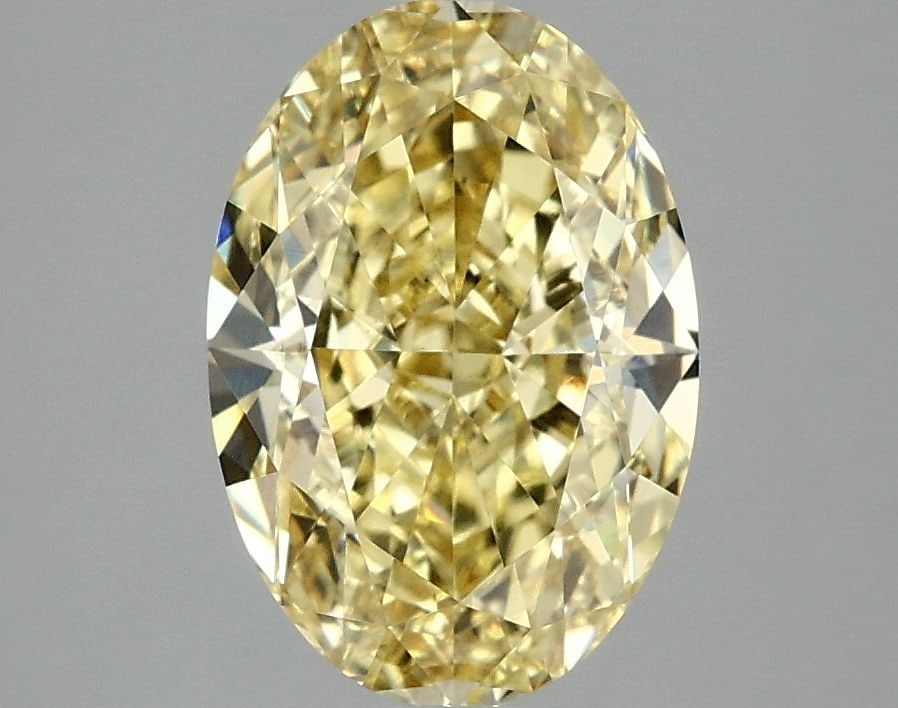 Loose Diamond - OVAL 3.05ct Fancy Intense Yellow VS1: Loose Diamond - OVAL 3.05ct Fancy Intense Yellow VS1 Source: This is a real non-mined Diamond that has been grown in a lab Shape: OVAL Carats: 3.05 Color: Fancy Intense Yellow Certification: IGI Video