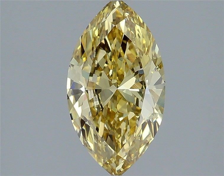 Loose Diamond - MARQUISE 1.35ct Fancy Intense Yellow VS1: Loose Diamond - MARQUISE 1.35ct Fancy Intense Yellow VS1 Source: This is a real non-mined Diamond that has been grown in a lab Shape: MARQUISE Carats: 1.35 Color: Fancy Intense Yellow Certification: I