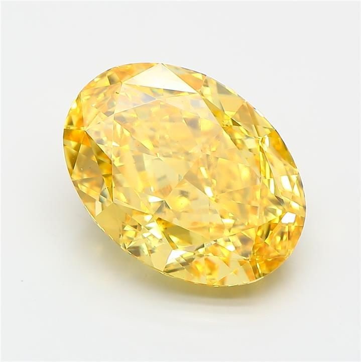 Loose Diamond - OVAL 7.02ct Fancy Vivid Yellow VS1: Loose Diamond - OVAL 7.02ct Fancy Vivid Yellow VS1 Source: This is a real non-mined Diamond that has been grown in a lab Shape: OVAL Carats: 7.02 Color: Fancy Vivid Yellow Certification: IGI Video: