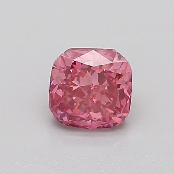 Loose Diamond - CUSHION MODIFIED 0.54ct Fancy Vivid Pink VS1: Loose Diamond - CUSHION MODIFIED 0.54ct Fancy Vivid Pink VS1 Source: This is a real non-mined Diamond that has been grown in a lab Shape: CUSHION MODIFIED Carats: 0.54 Color: Fancy Vivid Pink Certific