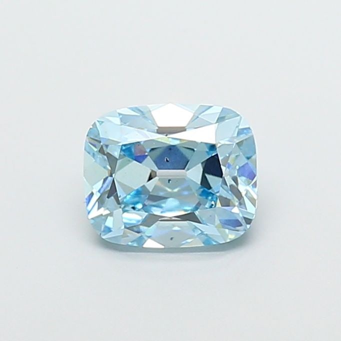 Loose Diamond - CUSHION BRILLIANT 2.01ct Fancy Intense Blue VS2: Loose Diamond - CUSHION BRILLIANT 2.01ct Fancy Intense Blue VS2 Source: This is a real non-mined Diamond that has been grown in a lab Shape: CUSHION BRILLIANT Carats: 2.01 Color: Fancy Intense Blue Ce