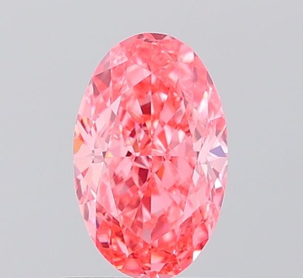 Loose Diamond - OVAL 1.22ct Fancy Vivid Pink VS1: Loose Diamond - OVAL 1.22ct Fancy Vivid Pink VS1 Source: This is a real non-mined Diamond that has been grown in a lab Shape: OVAL Carats: 1.22 Color: Fancy Vivid Pink Certification: IGI Video: