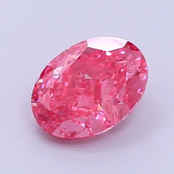 Loose Diamond - OVAL 1.08ct Fancy Vivid Pink VS2: Loose Diamond - OVAL 1.08ct Fancy Vivid Pink VS2 Source: This is a real non-mined Diamond that has been grown in a lab Shape: OVAL Carats: 1.08 Color: Fancy Vivid Pink Certification: IGI Video: