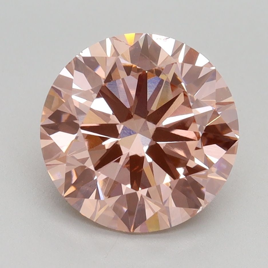 Loose Diamond - ROUND 3.01ct Fancy Intense Pink SI1: Loose Diamond - ROUND 3.01ct Fancy Intense Pink SI1 Source: This is a real non-mined Diamond that has been grown in a lab Shape: ROUND Carats: 3.01 Color: Fancy Intense Pink Certification: IGI Video: