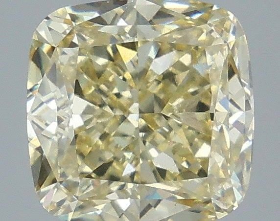 Loose Diamond - CUSHION MODIFIED 3.08ct Fancy Yellow VS1: Loose Diamond - CUSHION MODIFIED 3.08ct Fancy Yellow VS1 Source: This is a real non-mined Diamond that has been grown in a lab Shape: CUSHION MODIFIED Carats: 3.08 Color: Fancy Yellow Certification: I