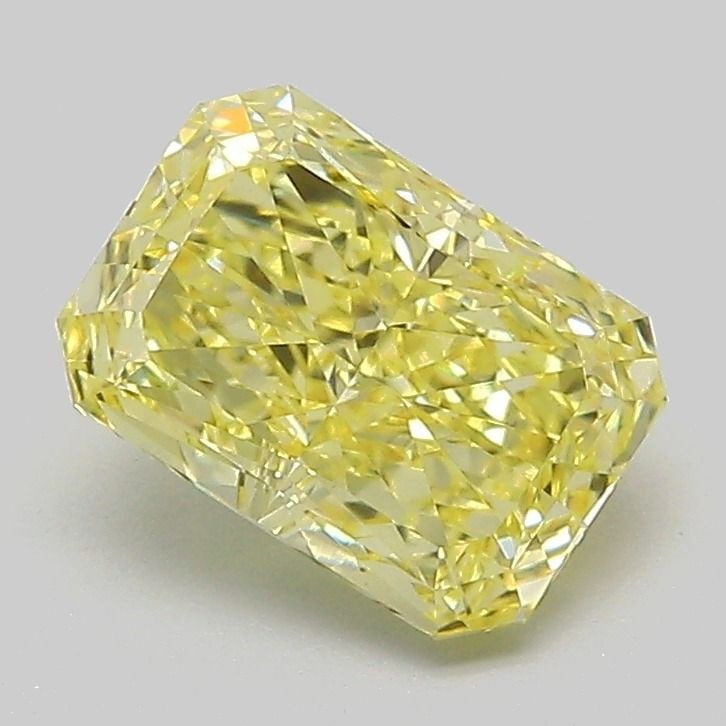 Loose Diamond - RADIANT 1.55ct Fancy Intense Yellow VVS2: Loose Diamond - RADIANT 1.55ct Fancy Intense Yellow VVS2 Source: This is a real non-mined Diamond that has been grown in a lab Shape: RADIANT Carats: 1.55 Color: Fancy Intense Yellow Certification: IG