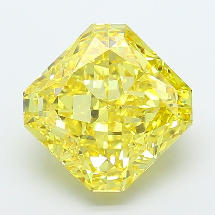 Loose Diamond - SQUARE RADIANT 6.5ct Fancy Vivid Yellow VS1: Loose Diamond - SQUARE RADIANT 6.5ct Fancy Vivid Yellow VS1 Source: This is a real non-mined Diamond that has been grown in a lab Shape: SQUARE RADIANT Carats: 6.5 Color: Fancy Vivid Yellow Certificat