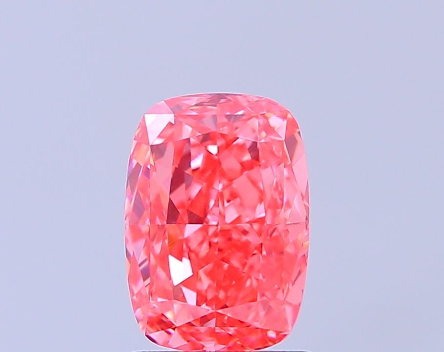 Loose Diamond - CUSHION MODIFIED 2.08ct Fancy Vivid Pink VS1: Loose Diamond - CUSHION MODIFIED 2.08ct Fancy Vivid Pink VS1 Source: This is a real non-mined Diamond that has been grown in a lab Shape: CUSHION MODIFIED Carats: 2.08 Color: Fancy Vivid Pink Certific