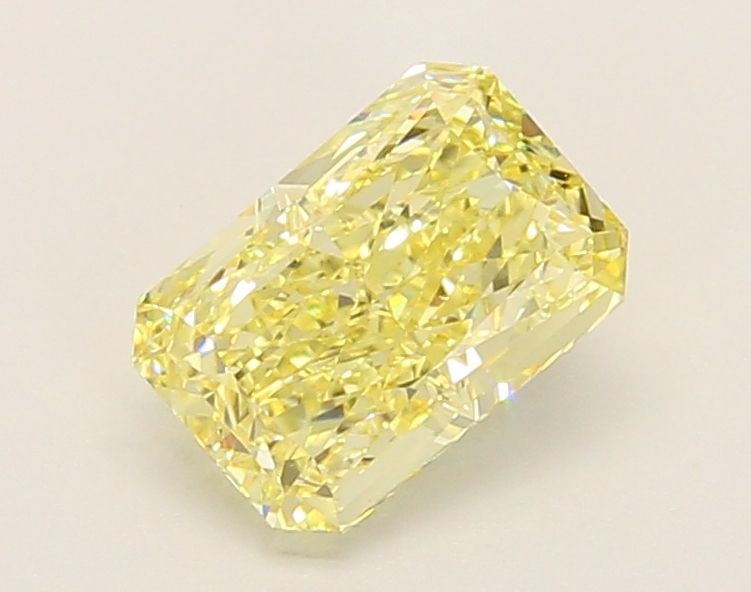 Loose Diamond - RADIANT 1.5ct Fancy Intense Yellow VS1: Loose Diamond - RADIANT 1.5ct Fancy Intense Yellow VS1 Source: This is a real non-mined Diamond that has been grown in a lab Shape: RADIANT Carats: 1.5 Color: Fancy Intense Yellow Certification: IGI V