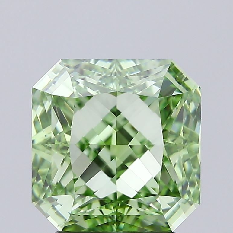 Loose Diamond - SQUARE RADIANT 3.0ct Fancy Vivid Green IF: Loose Diamond - SQUARE RADIANT 3.0ct Fancy Vivid Green IF Source: This is a real non-mined Diamond that has been grown in a lab Shape: SQUARE RADIANT Carats: 3.0 Color: Fancy Vivid Green Certification