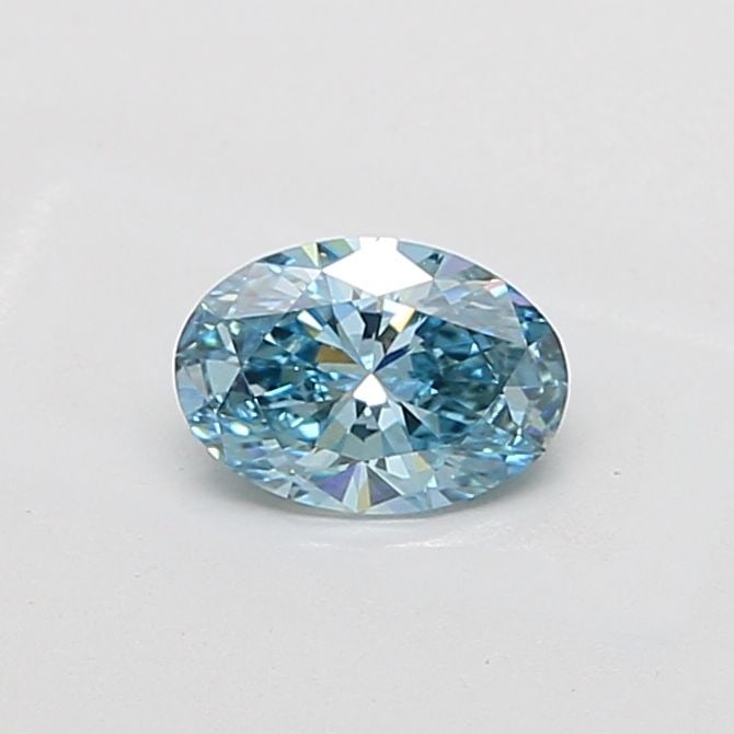 Loose Diamond - OVAL 1.05ct Fancy Vivid Greenish Blue VS1: Loose Diamond - OVAL 1.05ct Fancy Vivid Greenish Blue VS1 Source: This is a real non-mined Diamond that has been grown in a lab Shape: OVAL Carats: 1.05 Color: Fancy Vivid Greenish Blue Certification:
