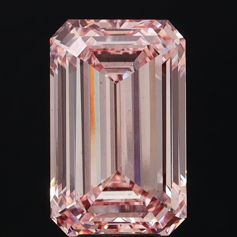 Loose Diamond - EMERALD 10.03ct Fancy Intense Pink VS2: Loose Diamond - EMERALD 10.03ct Fancy Intense Pink VS2 Source: This is a real non-mined Diamond that has been grown in a lab Shape: EMERALD Carats: 10.03 Color: Fancy Intense Pink Certification: IGI V