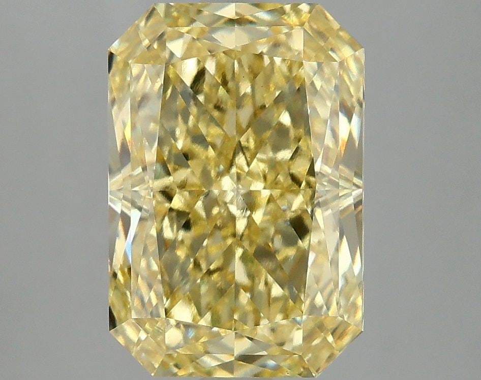Loose Diamond - RADIANT 4.01ct Fancy Vivid Yellow VS1: Loose Diamond - RADIANT 4.01ct Fancy Vivid Yellow VS1 Source: This is a real non-mined Diamond that has been grown in a lab Shape: RADIANT Carats: 4.01 Color: Fancy Vivid Yellow Certification: IGI Vid