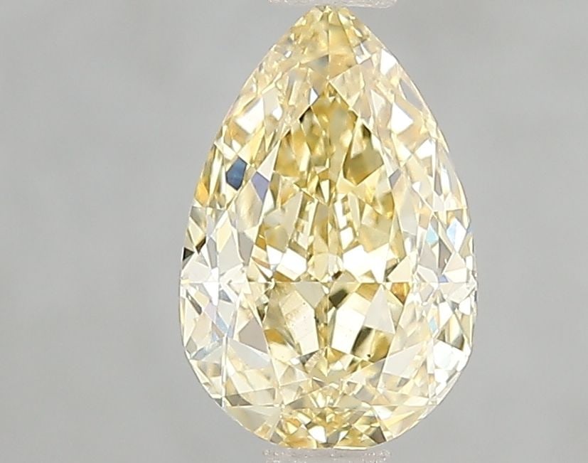 Loose Diamond - PEAR 1.54ct Fancy Intense Yellow VS2: Loose Diamond - PEAR 1.54ct Fancy Intense Yellow VS2 Source: This is a real non-mined Diamond that has been grown in a lab Shape: PEAR Carats: 1.54 Color: Fancy Intense Yellow Certification: IGI Video