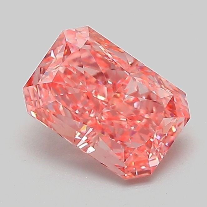 Loose Diamond - RADIANT 1.05ct Fancy Vivid Pink VS2: Loose Diamond - RADIANT 1.05ct Fancy Vivid Pink VS2 Source: This is a real non-mined Diamond that has been grown in a lab Shape: RADIANT Carats: 1.05 Color: Fancy Vivid Pink Certification: IGI Video: