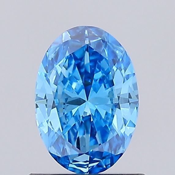 Loose Diamond - OVAL 0.63ct Fancy Vivid Blue VS1: Loose Diamond - OVAL 0.63ct Fancy Vivid Blue VS1 Source: This is a real non-mined Diamond that has been grown in a lab Shape: OVAL Carats: 0.63 Color: Fancy Vivid Blue Certification: NONE Video: