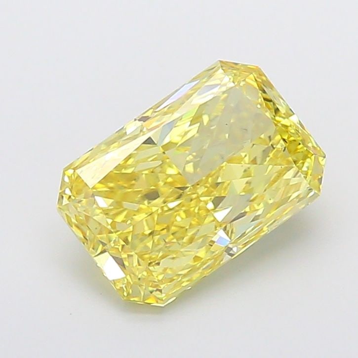 Loose Diamond - RADIANT 4.79ct Fancy Vivid Yellow VS2: Loose Diamond - RADIANT 4.79ct Fancy Vivid Yellow VS2 Source: This is a real non-mined Diamond that has been grown in a lab Shape: RADIANT Carats: 4.79 Color: Fancy Vivid Yellow Certification: IGI Vid