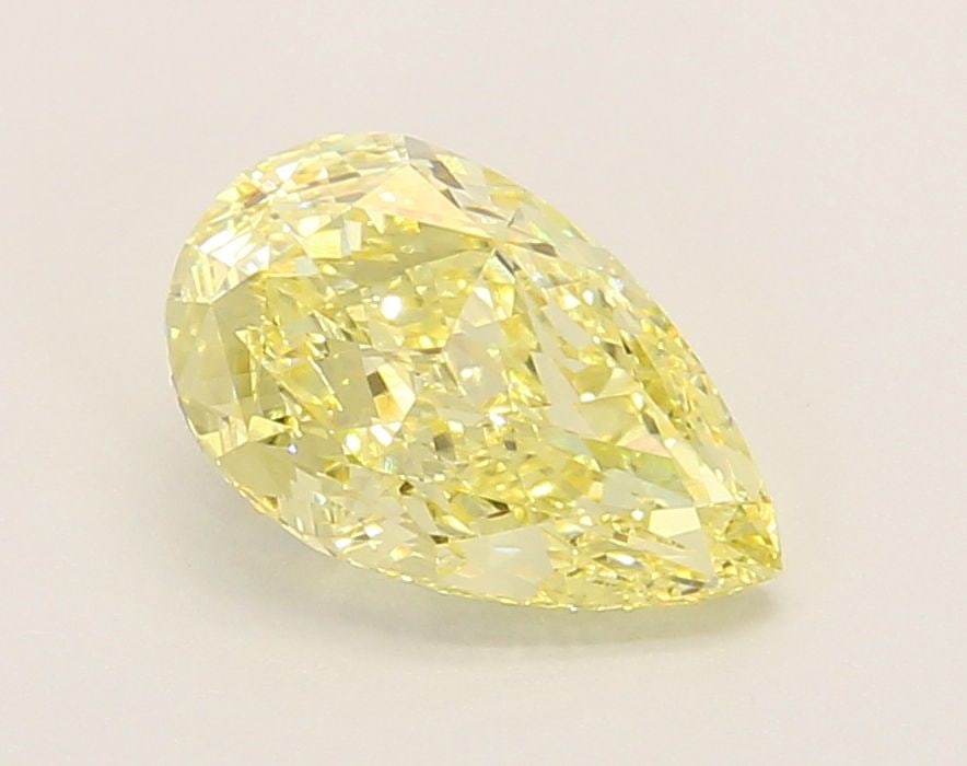 Loose Diamond - PEAR 2.06ct Fancy Intense Yellow VVS2: Loose Diamond - PEAR 2.06ct Fancy Intense Yellow VVS2 Source: This is a real non-mined Diamond that has been grown in a lab Shape: PEAR Carats: 2.06 Color: Fancy Intense Yellow Certification: IGI Vide
