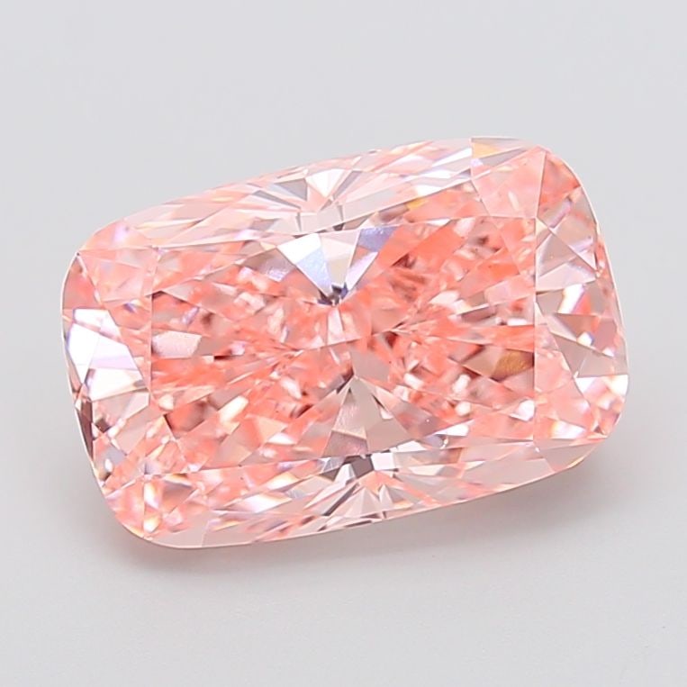 Loose Diamond - CUSHION MODIFIED 5.03ct Fancy Vivid Pink VS1: Loose Diamond - CUSHION MODIFIED 5.03ct Fancy Vivid Pink VS1 Source: This is a real non-mined Diamond that has been grown in a lab Shape: CUSHION MODIFIED Carats: 5.03 Color: Fancy Vivid Pink Certific