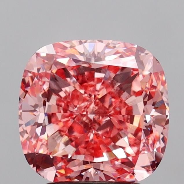 Loose Diamond - CUSHION MODIFIED 3.0ct Fancy Vivid Pink VS2: Loose Diamond - CUSHION MODIFIED 3.0ct Fancy Vivid Pink VS2 Source: This is a real non-mined Diamond that has been grown in a lab Shape: CUSHION MODIFIED Carats: 3.0 Color: Fancy Vivid Pink Certificat