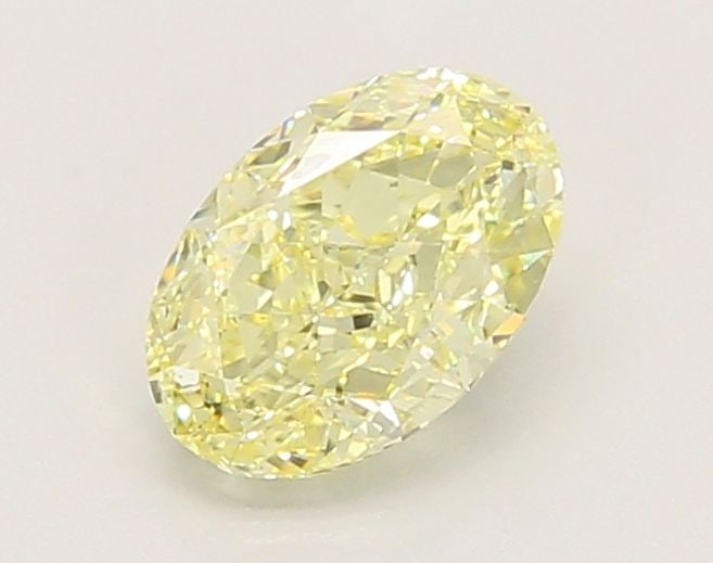 Loose Diamond - OVAL 1.07ct Fancy Light Yellow VS1: Loose Diamond - OVAL 1.07ct Fancy Light Yellow VS1 Source: This is a real non-mined Diamond that has been grown in a lab Shape: OVAL Carats: 1.07 Color: Fancy Light Yellow Certification: IGI Video:
