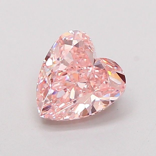 Loose Diamond - HEART 1.0ct Fancy Intense Pink VS1: Loose Diamond - HEART 1.0ct Fancy Intense Pink VS1 Source: This is a real non-mined Diamond that has been grown in a lab Shape: HEART Carats: 1.0 Color: Fancy Intense Pink Certification: IGI Video: