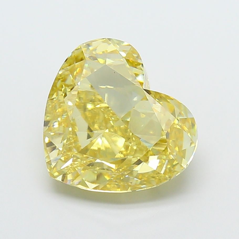 Loose Diamond - HEART 6.02ct Fancy Yellow VS1: Loose Diamond - HEART 6.02ct Fancy Yellow VS1 Source: This is a real non-mined Diamond that has been grown in a lab Shape: HEART Carats: 6.02 Color: Fancy Yellow Certification: IGI Video: