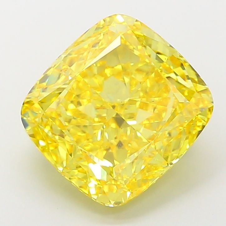 Loose Diamond - CUSHION MODIFIED 10.03ct Fancy Vivid Yellow VS2: Loose Diamond - CUSHION MODIFIED 10.03ct Fancy Vivid Yellow VS2 Source: This is a real non-mined Diamond that has been grown in a lab Shape: CUSHION MODIFIED Carats: 10.03 Color: Fancy Vivid Yellow Ce