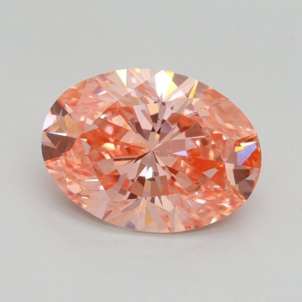 Loose Diamond - OVAL 1.8ct Fancy Vivid Pink SI1: Loose Diamond - OVAL 1.8ct Fancy Vivid Pink SI1 Source: This is a real non-mined Diamond that has been grown in a lab Shape: OVAL Carats: 1.8 Color: Fancy Vivid Pink Certification: IGI Video:
